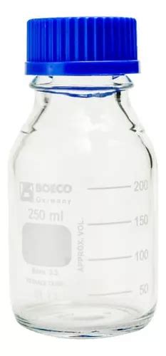 Frasco De Vidrio Con Tapa De Rosca Azul Ml Boeco Mercadolibre