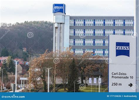 Jena, Germany - January 12, 2020: Zeiss Headquarters in Jena. Carl ...