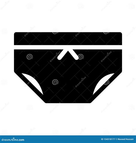 Lingerie Glyph Flat Vector Icon Stock Vector Illustration Of Sign