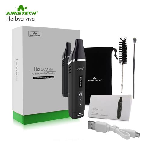 E Cig Kits E Cig Dry Herb Vaporizer Kits Original Airistech Herbva Viva Vaporizer With