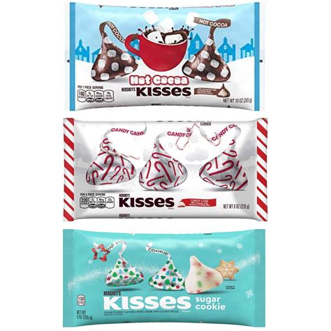 Hersheys Kisses Holiday Christmas Bundle Limited Edition Sugar