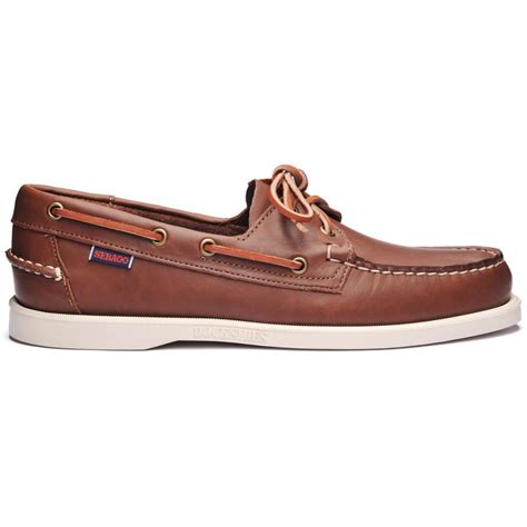 Chaussures Bateaux Sebago Homme Docksides Cuir Marron Portland