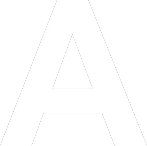 Download Transparent White Letter A Png - White Letter A No Background ...