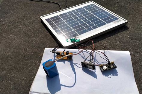 Iot Based Solar Power Monitoring System Using Esp And Thingspeak