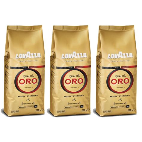 🌟 מארז שלוש שקיות של קילו פולי קפה לוואצה Qualità Oro Perfect Symphony ...