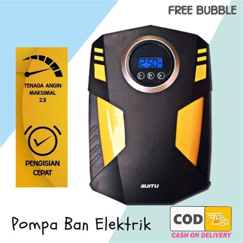 Jual Pompa Ban Mobil Motor Elektrik Cek Tekanan Angin Digital St