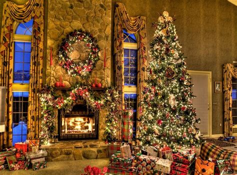 Vintage Christmas Fireplace Wallpapers - Wallpaper Cave