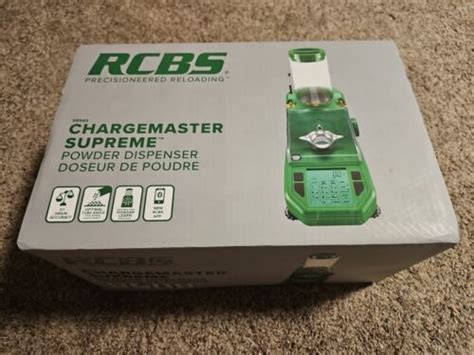 Rcbs Chargemaster Supreme Powder Dispenser Green Excellent