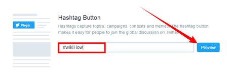 How to Create a Twitter Hashtag Button: 6 Steps (with Pictures)