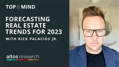 Forecasting Real Estate Trends For W Rick Palacios Jr Youtube