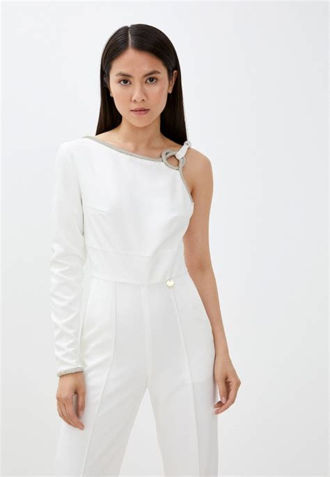 Комбинезон Rich Naked Muccia Jumpsuit цвет белый MP XW BXL купить в интернет магазине