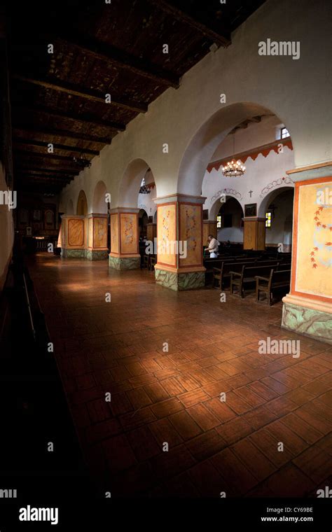 Inside Mission San Juan Bautista San Benito County California Usa