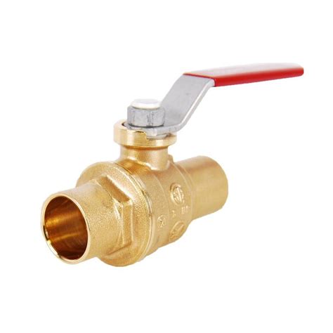 Legend Valve 1 1 4 In Brass Sweat C X C Full Port Ball Valve No Lead S