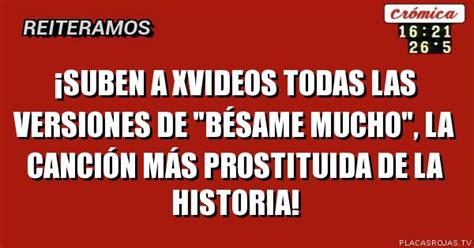 Suben a xvideos todas las versiones de bésame Mucho la canción más