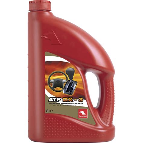Трансмиссионное масло Petrol Ofisi ATF DX-3, 3 л. 400000019 - выгодная ...