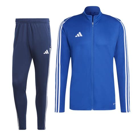 Adidas Tiro 23 League Full Zip Trainingspak Blauw Donkerblauw Wit