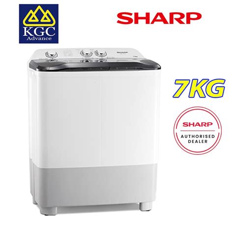 sharp semi auto washing machine kg est shopee malaysia