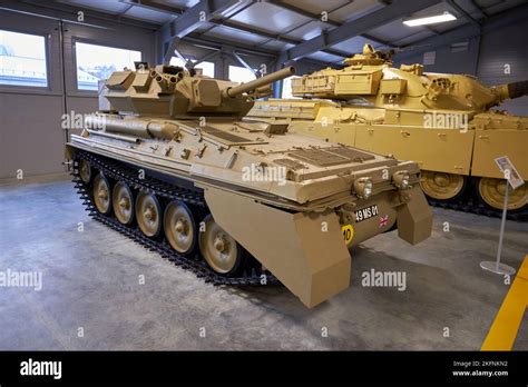 Fv101 Alvis Scorpion Light Armored Tracked Reconnaissance Vehicle At The Museum Of Military