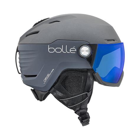 V Ryft Pure Adult Visor Snow Helmet Matte Greyphotochromic Blue