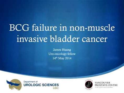 BCG Failure In Non Muscle Invasive Bladder Cancer YouTube