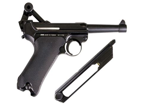 KWC Luger P08 Full Metal 6mm Airsoft Pistol | ReplicaAirguns.ca