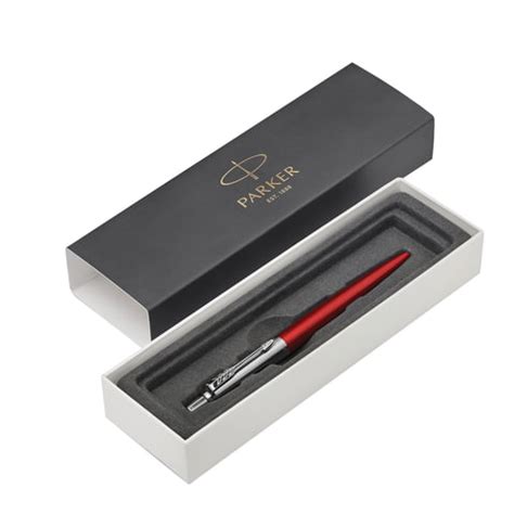 Ручка шариковая PARKER Jotter Core Kensington Red CT корпус красный