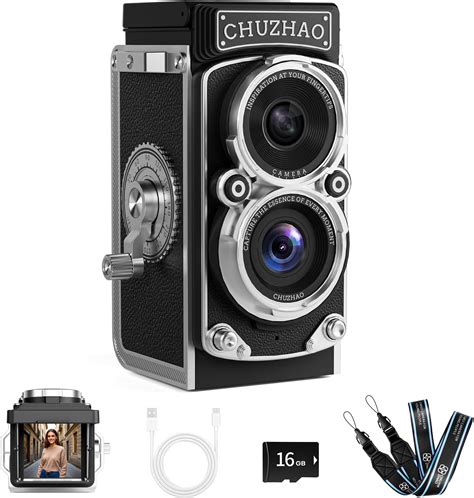 Amazon.com: CHUZHAO Mini Retro Digital Camera - Vintage TLR Style Point