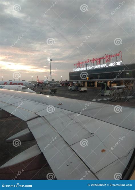 I Gusti Ngurah Rai International Bali Airport Editorial Photography