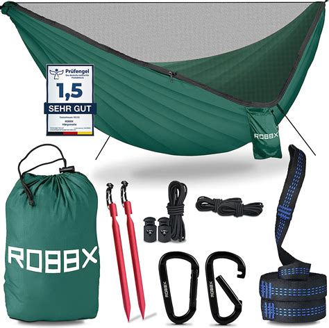 Robbx H Ngematte Outdoor Mit Moskitonetz F R Personen Kg