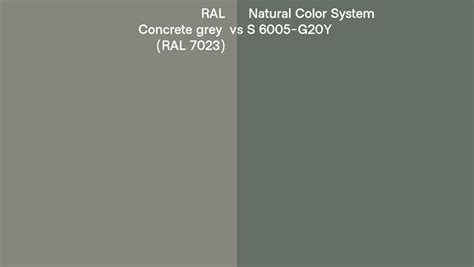 Ral Concrete Grey Ral Vs Natural Color System S G Y Side