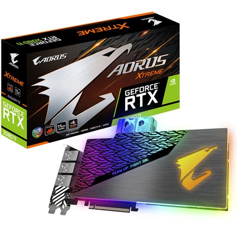 AORUS GeForce RTX 2080 Ti XTREME WATERFORCE WB 11GAORUS GIGABYTE