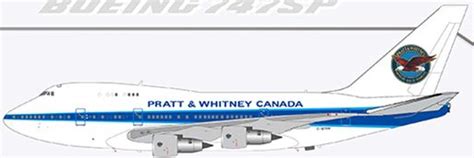 Boeing 747SP Pratt And Whitney Canada Flap Down C GTFF W Stand John