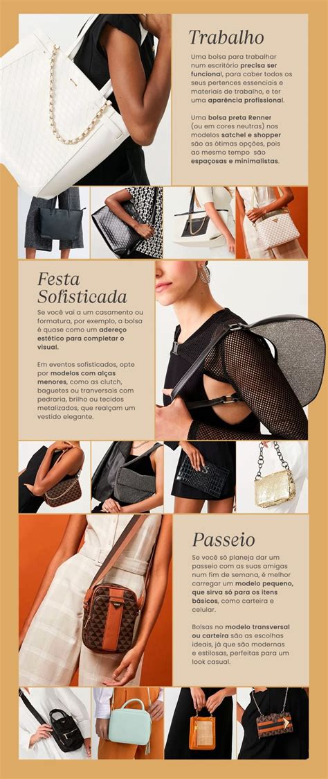 Bolsas Renner Para Todas As Ocasi Es Veja Como Escolher A Sua