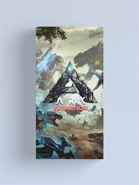 Ark Survival Evolved Extinction Art Canvas Print For Sale By Alfi