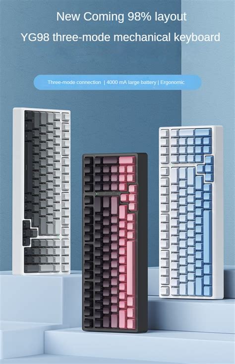 Yg Full Key Hot Swappable Custom Keyboard Side Light Sandwich Like Structure Rgb Ghz Type C