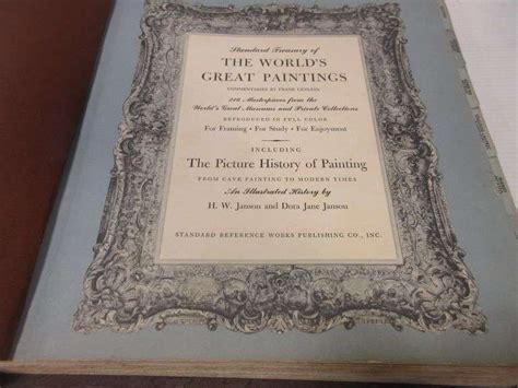 The Standard Treasure Of The Worlds Greatest Paintings Book Circa 1960