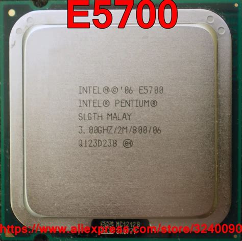 Intel-E5700 CPU Dual-Core, Processador E5700, 3.00GHz, 2M, 800MHz ...