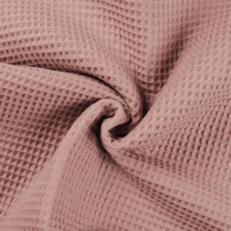 Tissu Nid D Abeille Uni Nude Mercerie Saint Pierre
