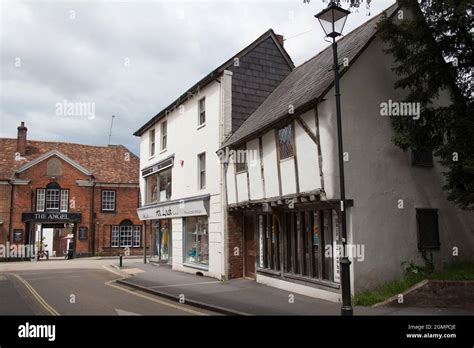 Old Buildings In The Town Centre Of Andover Hampshire In The Uk Stock