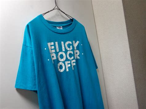 90 S FUCK OFF GIMMICK T SHIRTSファックオフ ギミック TシャツMADE IN USAXL ANAME