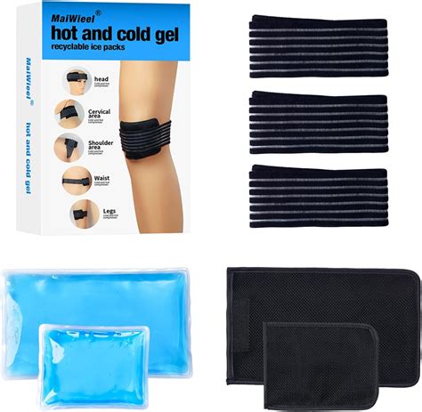 Amazon Gel Ice Packs For Injuries Resuable Hot And Cold Ice Bag Soft Ice Pack Set With
