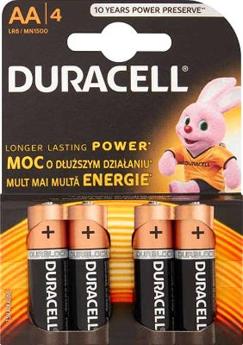 Duracell Baterie Alkaliczne Paluszki AA LR6 1 5V