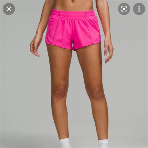 Lululemon Athletica Shorts Nwt Lululemon Sonic Pink Hotty Hot