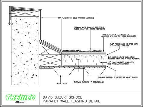 roof parapet detail dwg  lindsay mullen blog