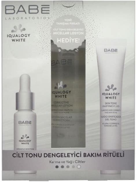 Babe Iqualogy White Karma Yağlı Ciltler Cilt Tonu Dengeleyici Kofre 205 20 TL ye Sipariş
