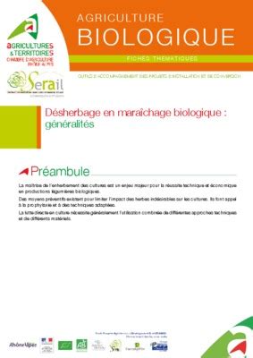 Importance Du Maraichage Pdf Notice Manuel D Utilisation