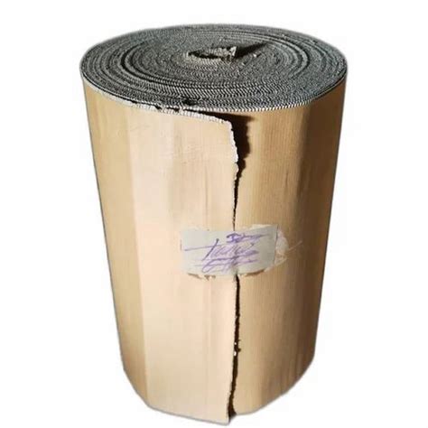 Plain Brown 3 Ply Cardboard Sheet Roll For Packaging GSM 180 GSM At