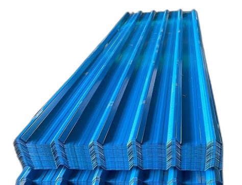 Color Coated Cold Rolled 4mm Blue FRP Roofing Sheet At 1100 Piece In