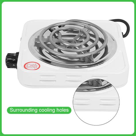 Natures Glow Portable Electric Stove Single Burner 1000w Hot Plate Electric Stove Single Burner