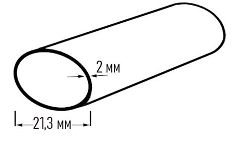 Труба 21,3х2 ст.20 ГОСТ 10704-91 стальная прямошовная электросварная ...